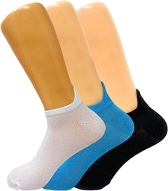 3 Pairs - Dog Embroidered Ankle Socks Cute Dog Print Low Cut Ankle
